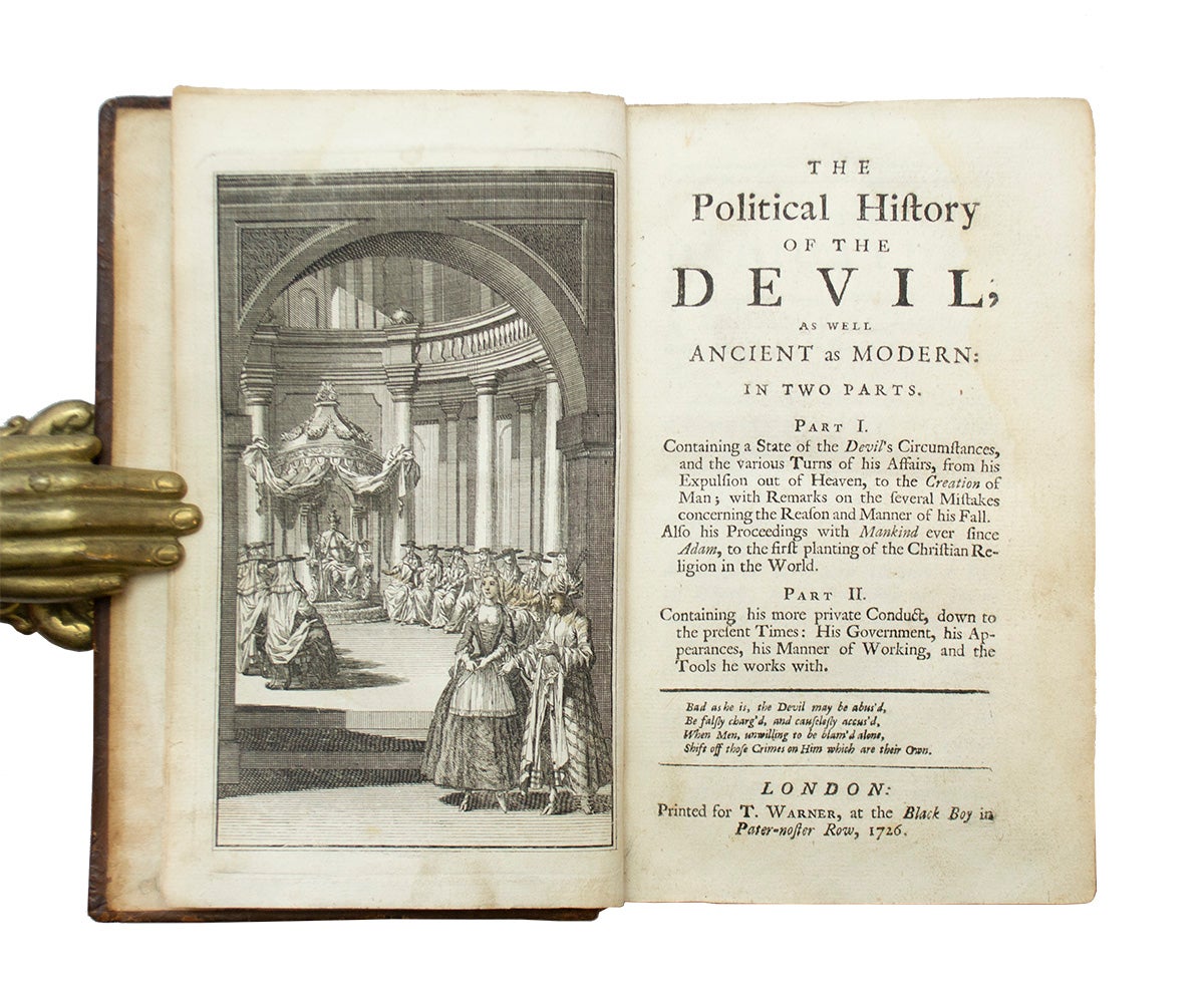 Political History of the Devil. As Well Ancient as Modern: In Two Parts ...