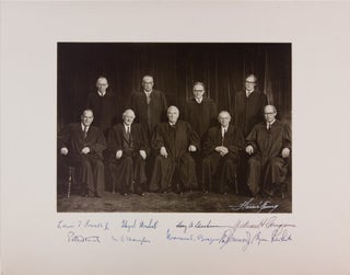 Item #64526 Signed Photograph. SUPREME COURT JUSTICES