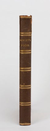 Poems, Supposed to Have Been Written at Bristol,