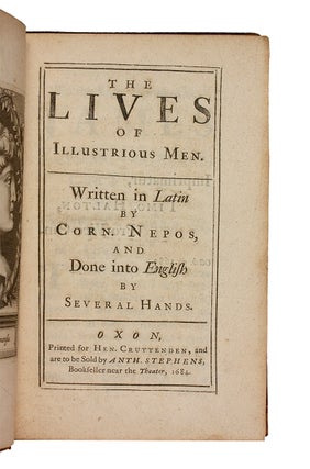 Item #64676 Lives of Illustrious Men. Cornelius NEPOS