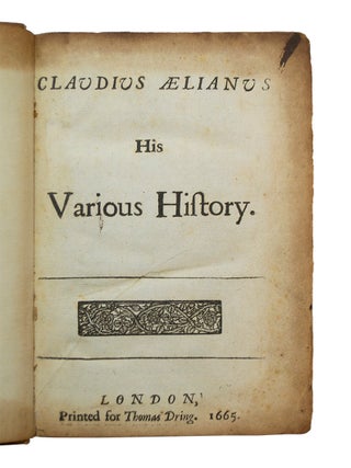 His Various History