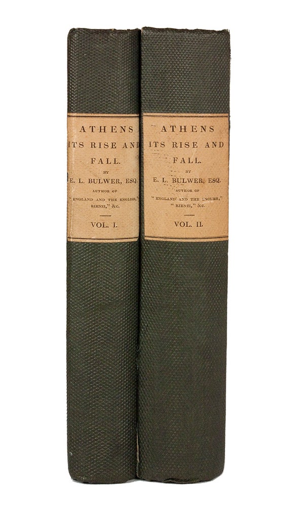 Item #64704 Athens. Its Rise and Fall. Edward BULWER-LYTTON.