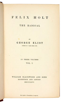 Felix Holt the Radical