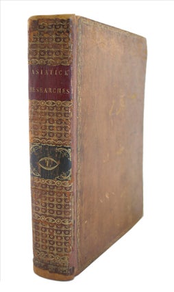Item #65336 Asiatick researches or transactions of the Society, William JONES