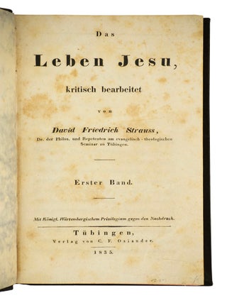 Das Leben Jesu, kritisch bearbeitet
