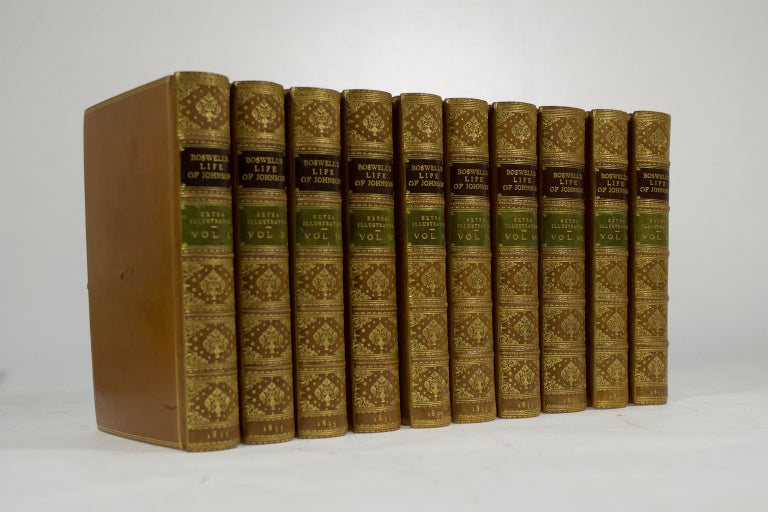 Item #65838 Life of Samuel Johnson [Croker's second, extra-illustrated]. James BOSWELL.