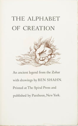 Alphabet of Creation: An Ancient Legend from the Zohar
