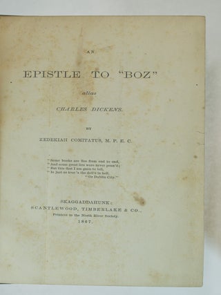 Epistle to "Boz"