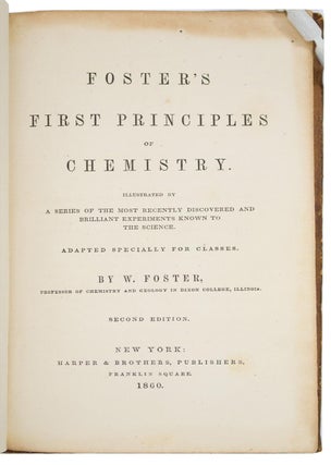 Foster's First Principles of Chemistry