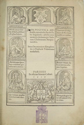 In politica Aristotelis introductio Iacobi Fabri...Item, Oeconomicon Xenophontis