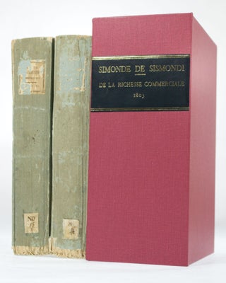 Item #66553 De la richesse commerciale, Jean Charles Léonard Simonde de SISMONDI