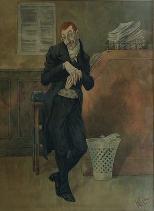 Item #66577 Original Watercolor from "David Copperfield" Charles DICKENS
