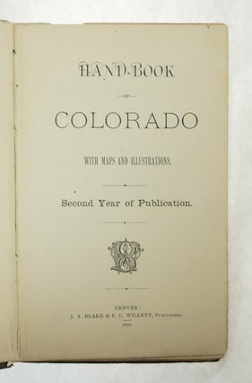 Hand-Book of Colorado