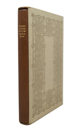 Item #66755 Alphabetum Romanum. Felice FELICIANO