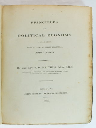 Principles of Political Economy
