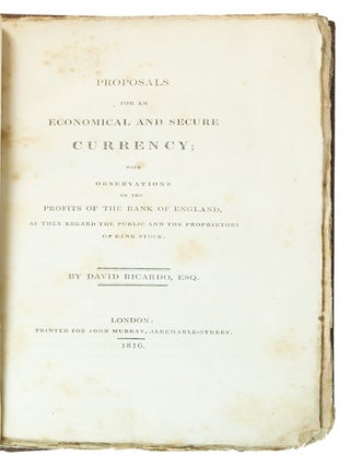 Proposals for an Economical and Secure Currency