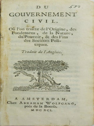 Du gouvernement civil,