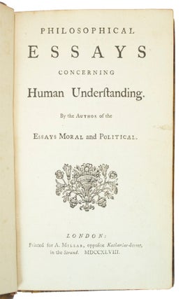 Philosophical Essays Concerning Human Understanding