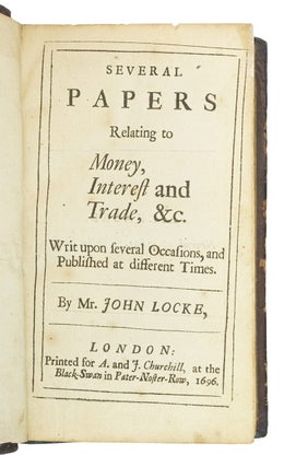 Several Papers Relating to Money, Interest and Trade, &c.