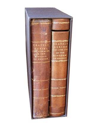 Item #67019 Travels During The Years 1787, 1788, and 1789. Arthur YOUNG