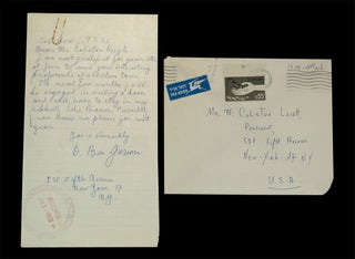 Item #67045 ALS. David BEN-GURION