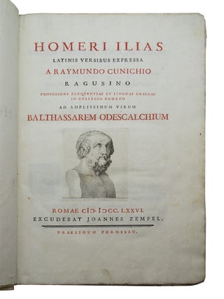 Homeri Ilias latinis versibus expressa a Raymund Cunichio Ragusino.