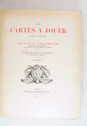 Cartes a Jouer du Quaorzieme au Vingtieme Siecle