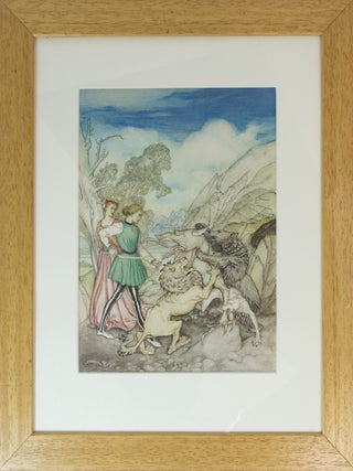 Item #67321 "Cesarino and the Dragon" Arthur RACKHAM
