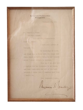 Typed Letter Signed