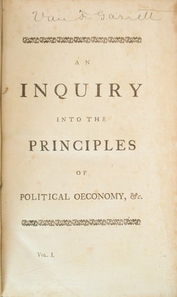 Inquiry into the Principles of Political Oeconomy