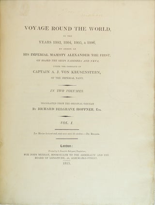 Voyage Round the World, in the Years 1803, 1804, 1805, & 1806,