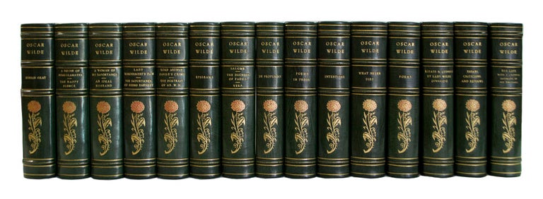 Item #67715 Writings of Oscar Wilde [Edition de Luxe of the Uniform Edition]. Oscar WILDE.