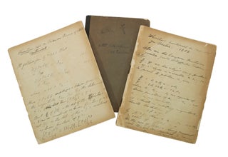 Item #67728 Mathematical Manuscript Notebooks. Alfred North WHITEHEAD
