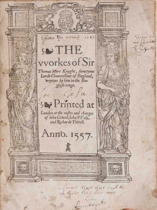 workes of Sir Thomas More Knyght