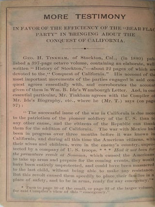 Biographical Sketch of the Life of William B. Ide: