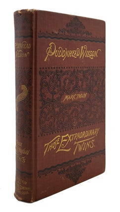 Item #67941 Tragedy of Pudd’nhead Wilson and the Comedy Those Extraordinary Twins. Mark TWAIN