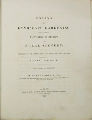 Essays of Landscape Gardening