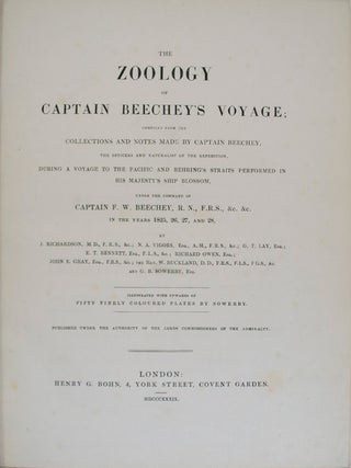 Zoology of Captain Beechey's Voyage;
