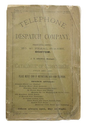 Item #68003 Telephone Despatch Company. TELEPHONE DIRECTORY