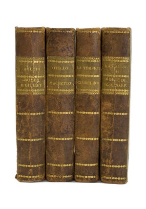 Item #68050 Eight Tragedies in Italian. William SHAKESPEARE