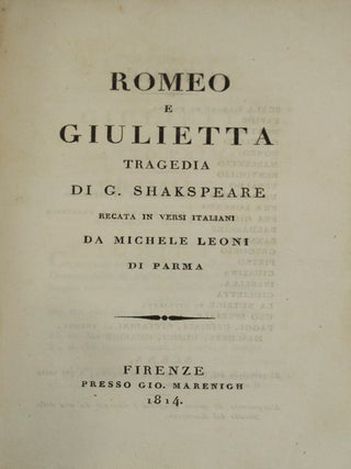 Eight Tragedies in Italian