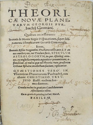 Theoricæ Novæ Planetarvm