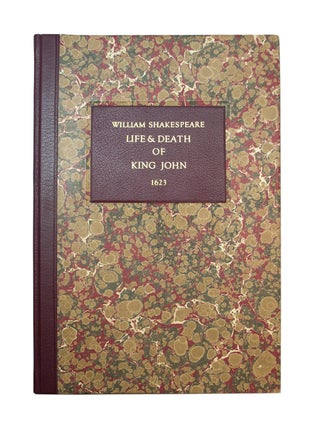 Item #68085 Life and Death of King John. William SHAKESPEARE