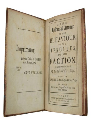 Brief Historical Account of the Behaviour of the Jesuites