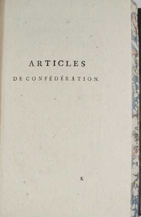 Constitutions des Treize Etats-Unis de l'Amerique