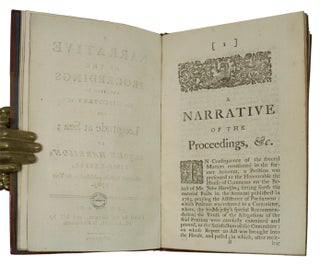 Narrative of the Proceedings Relative to the Discovery of the Longitude at Sea