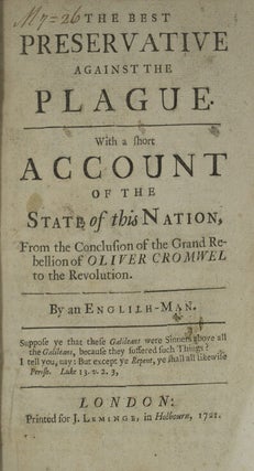 Best Preservative against the Plague
