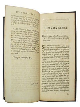 Common Sense; Addressed to the Inhabitants of America,