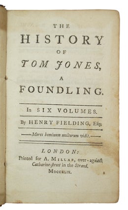 History of Tom Jones, a Foundling.