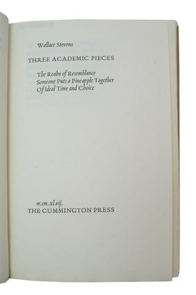 Three Academic Pieces